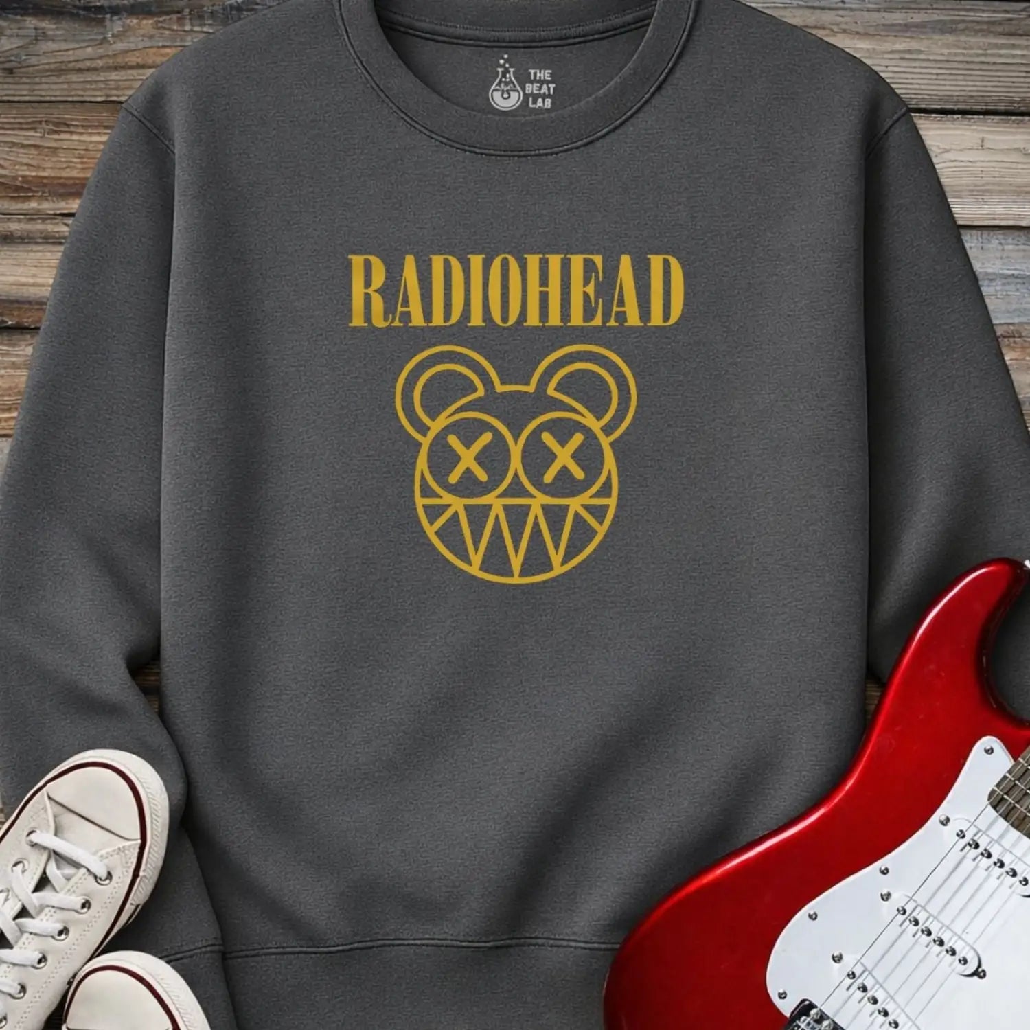 Radiohead Band (I) Crewneck - Dark Heather / S - Sweatshirt