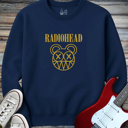 Radiohead Band (I) Crewneck - Navy / S - Sweatshirt