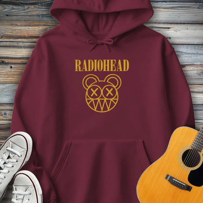 Radiohead Band (I) Hoodie - Maroon / S - Hoodie
