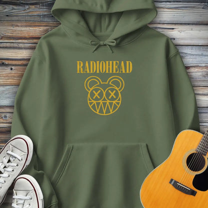 Radiohead Band (I) Hoodie - Military Green / S - Hoodie