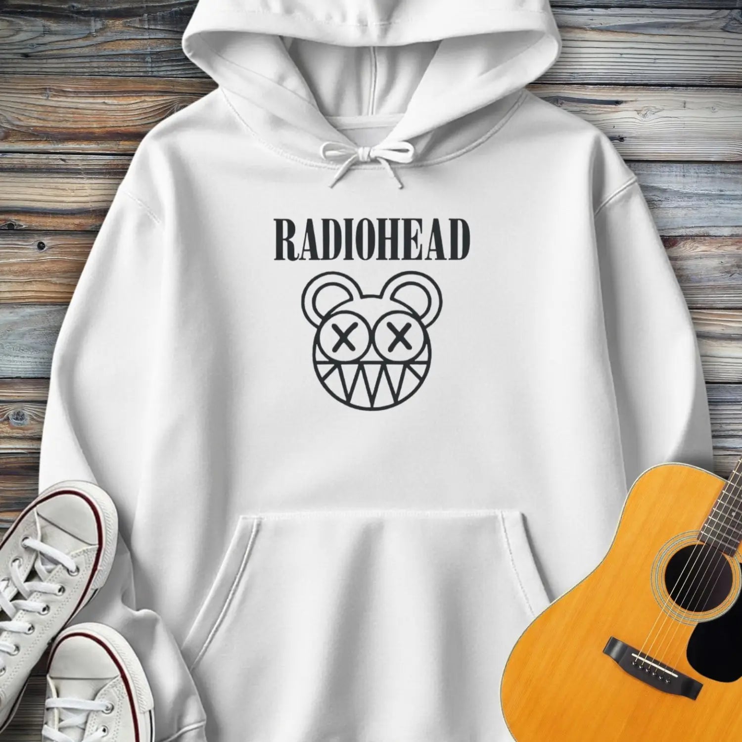 Radiohead Band (I) Hoodie - White / S - Hoodie