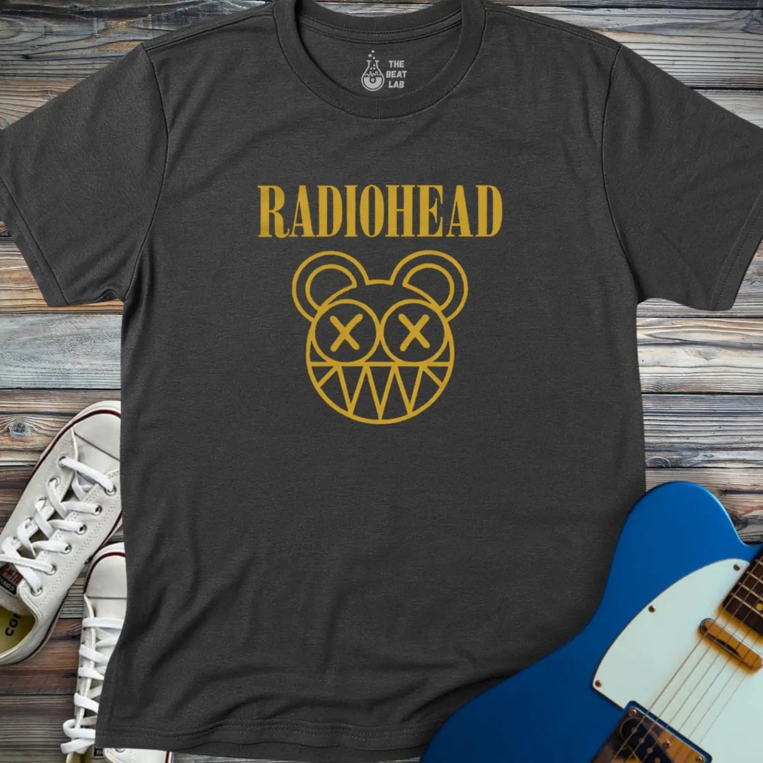 Radiohead Band (I) T-shirt - Dark Heather Grey / S - T-Shirt