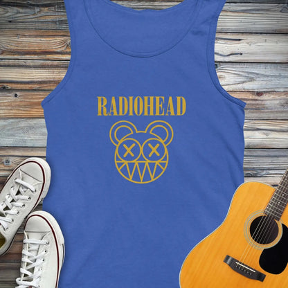 Radiohead Band (I) Tank Top - True Royal / XS - Tank Top