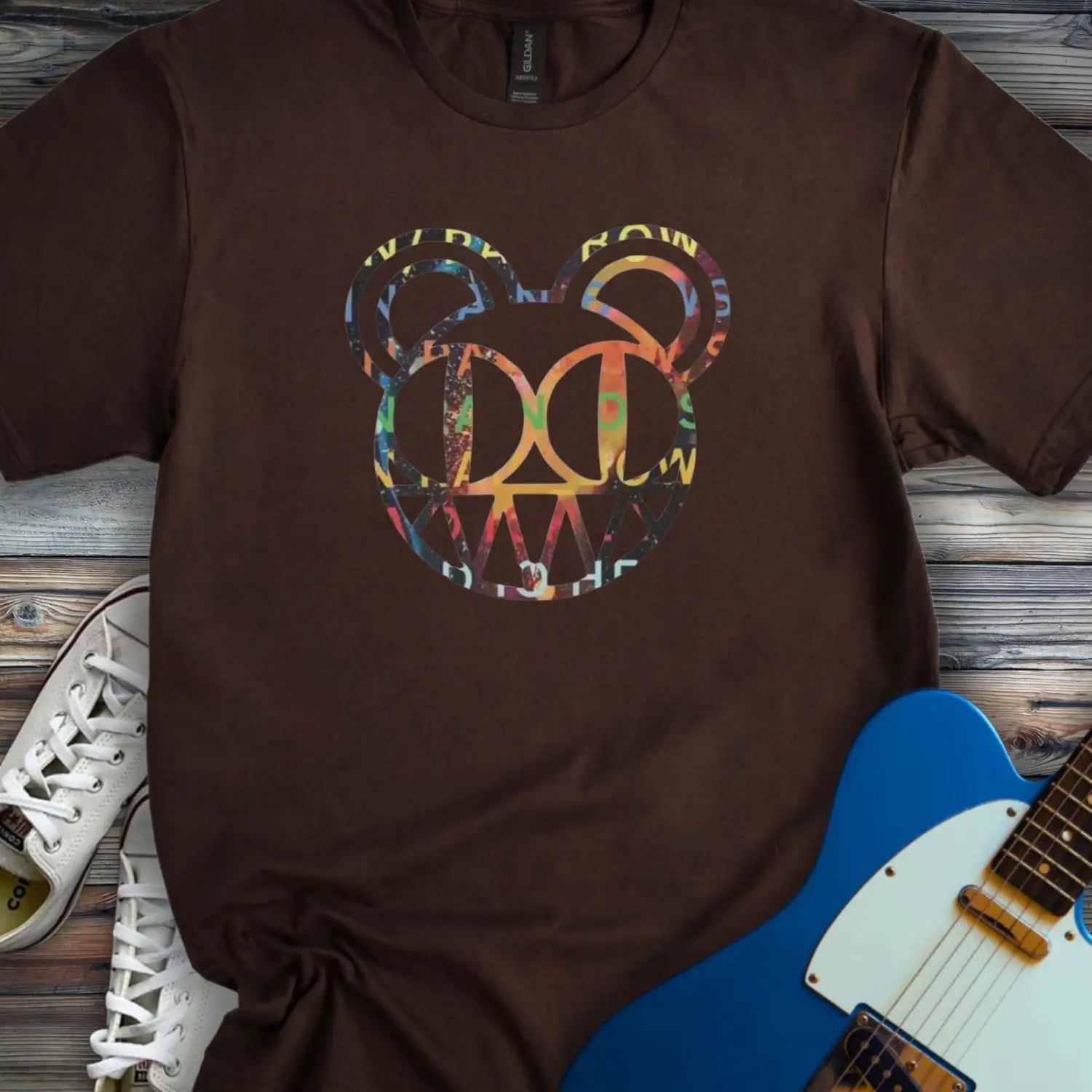 Radiohead Band (II) T-shirt Dark Chocolate