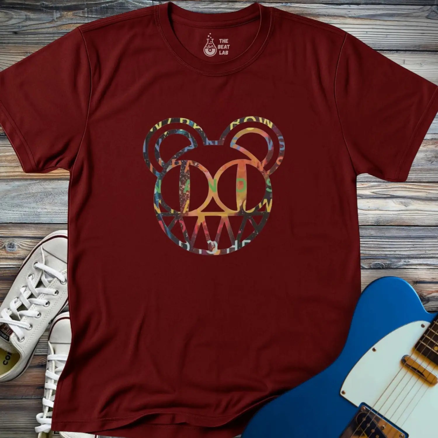 Radiohead Band (II) T-shirt - Maroon / S - T-Shirt