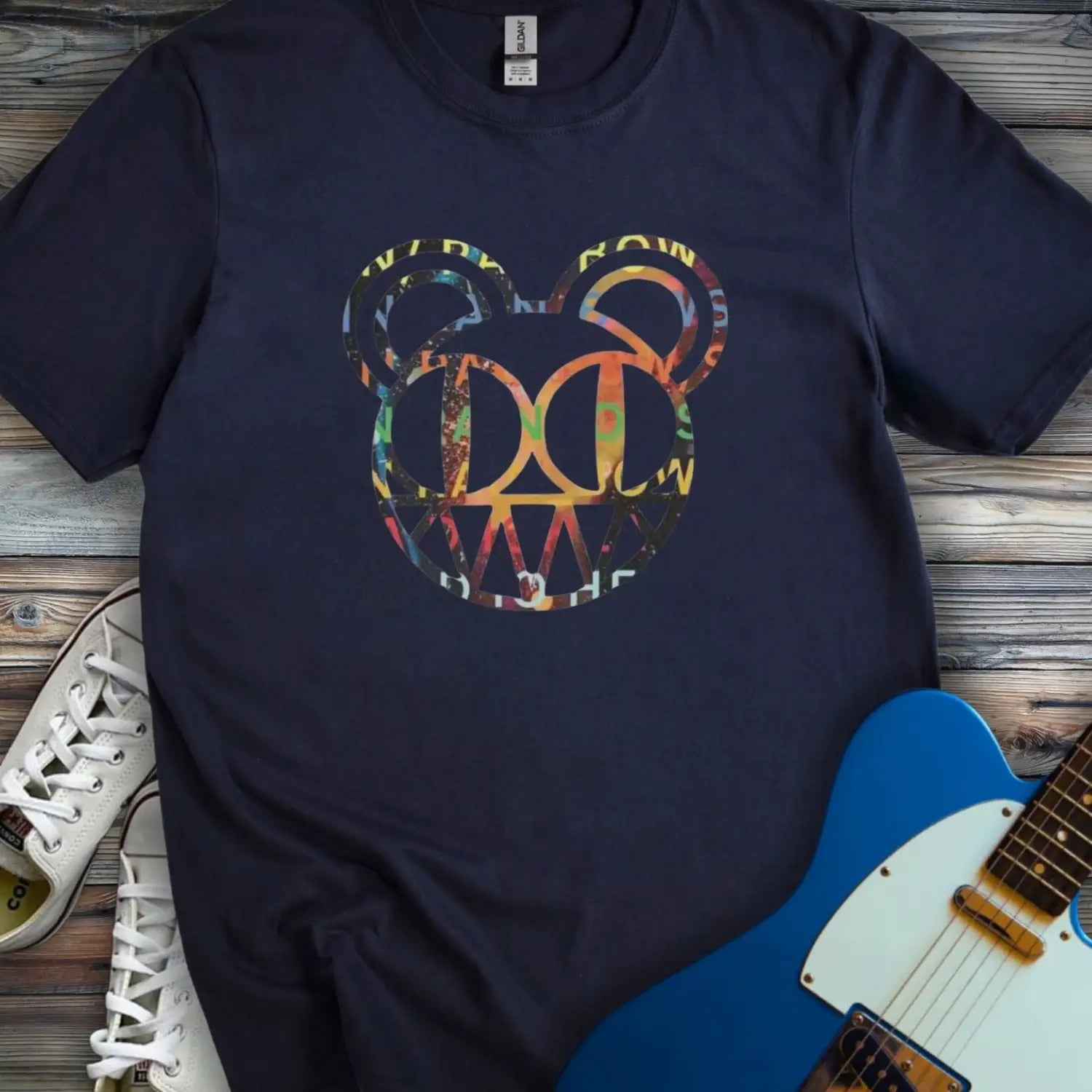 Radiohead Band (II) T-shirt Navy