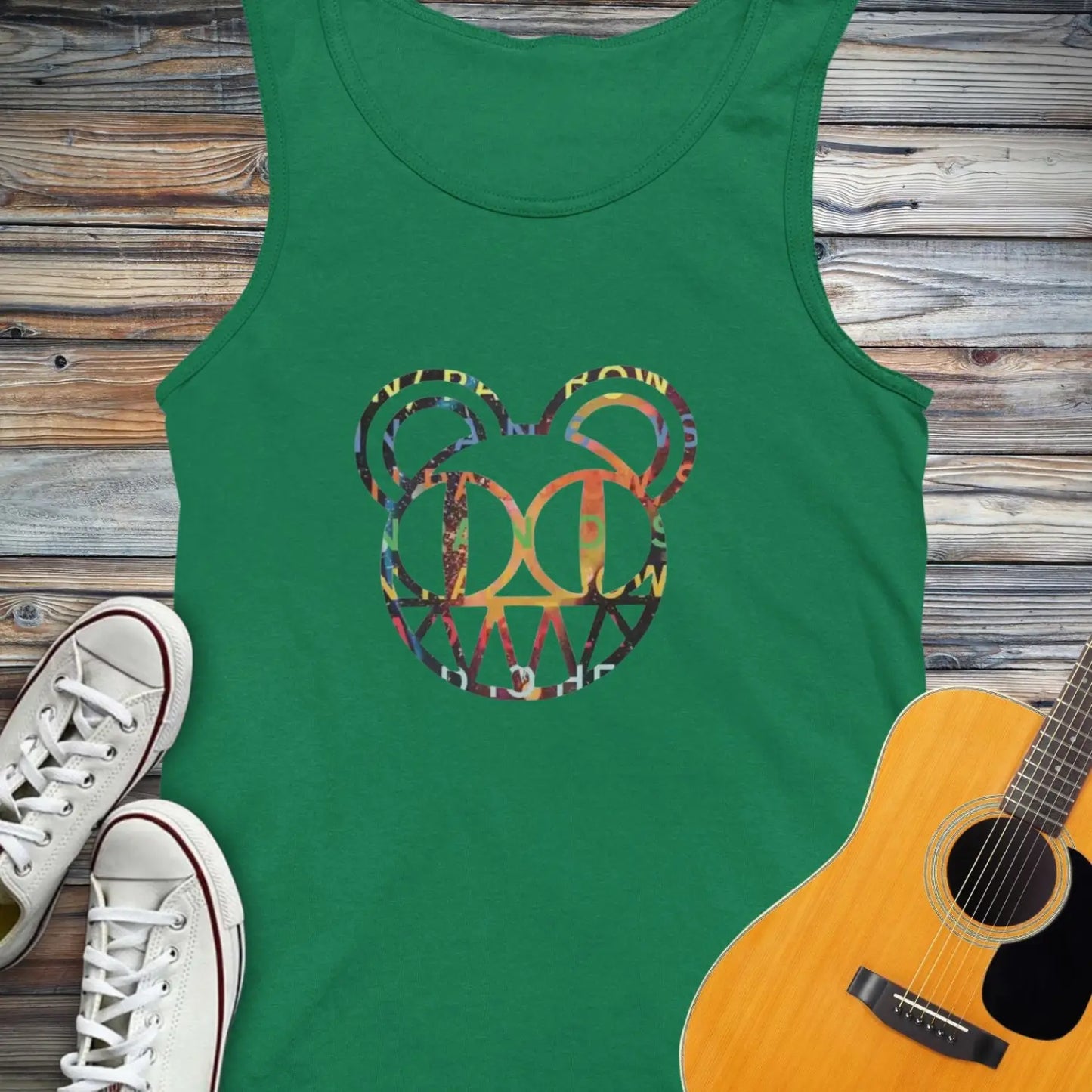 Radiohead Band (II) Tank Top - Kelly / XS - Tank Top