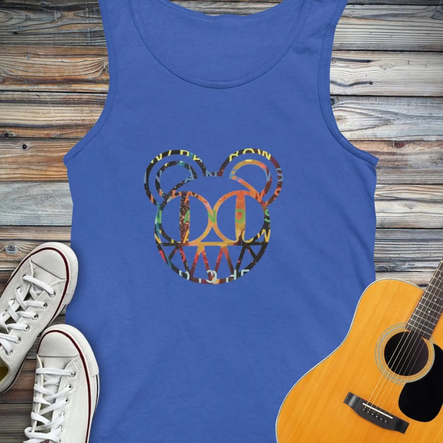 Radiohead Band (II) Tank Top - True Royal / XS - Tank Top