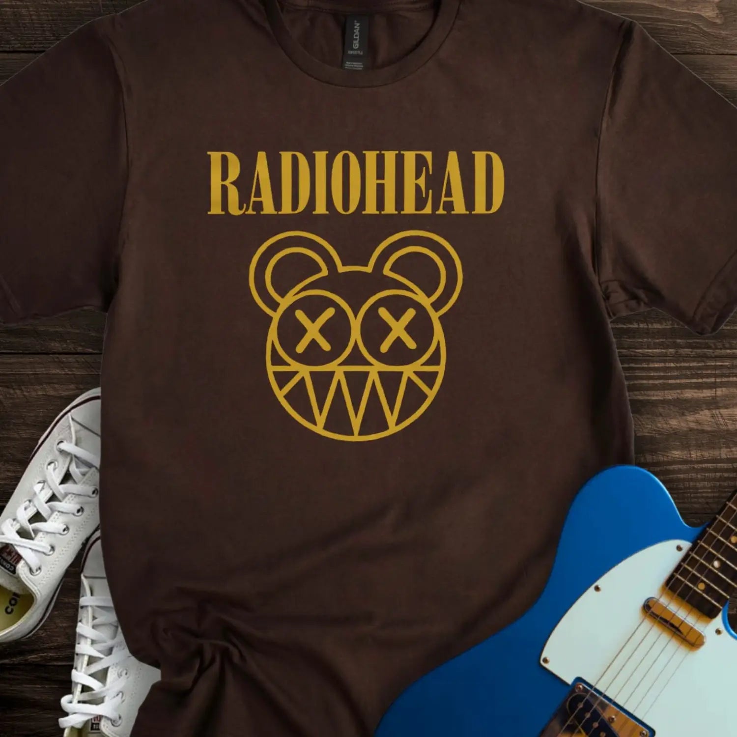 Radiohead Band T-shirt - Dark Chocolate / S - T-Shirt