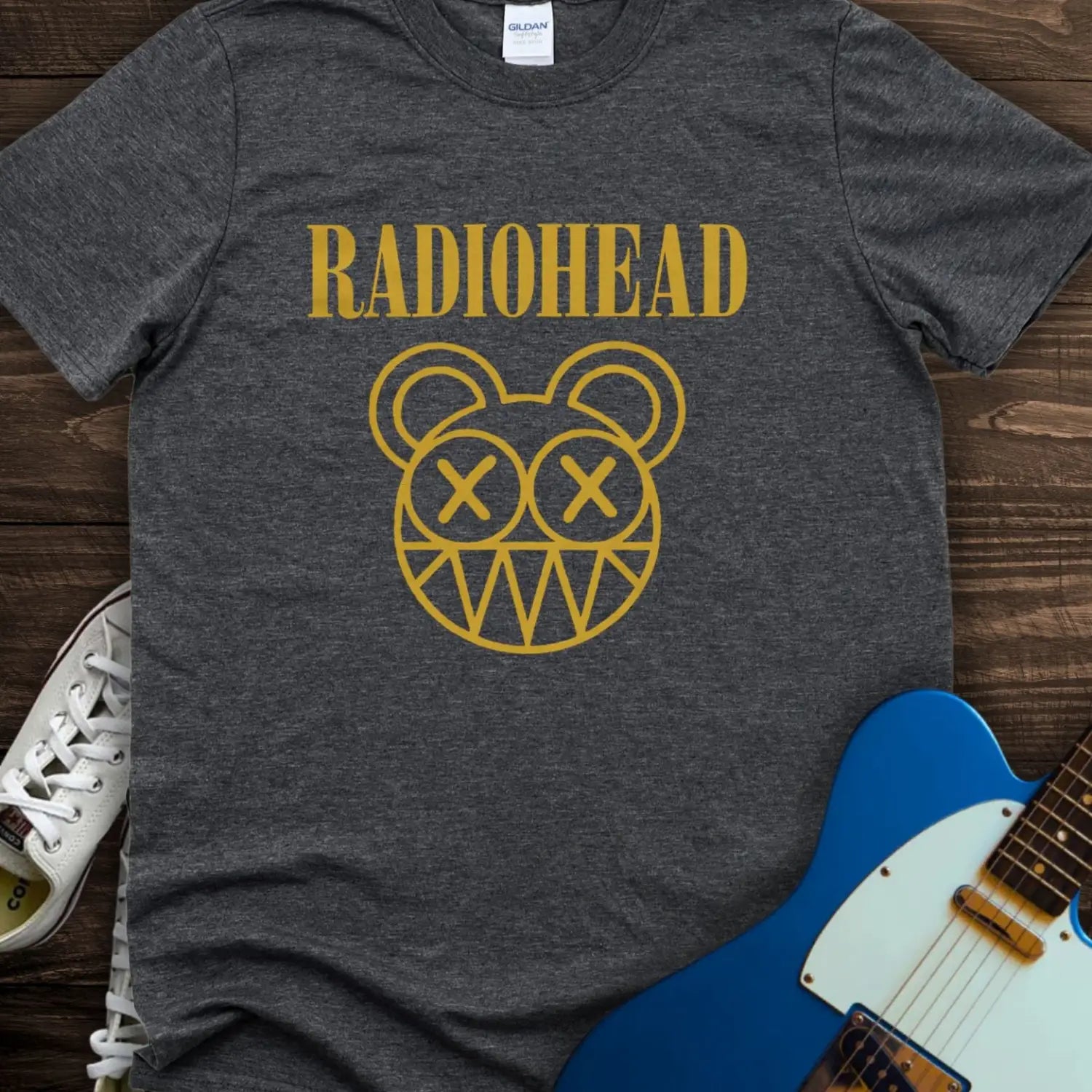 Radiohead Band T-shirt - Dark Heather Grey / S - T-Shirt