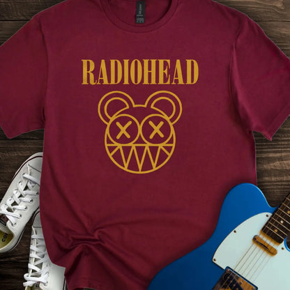 Radiohead Band T-shirt - Maroon / S - T-Shirt