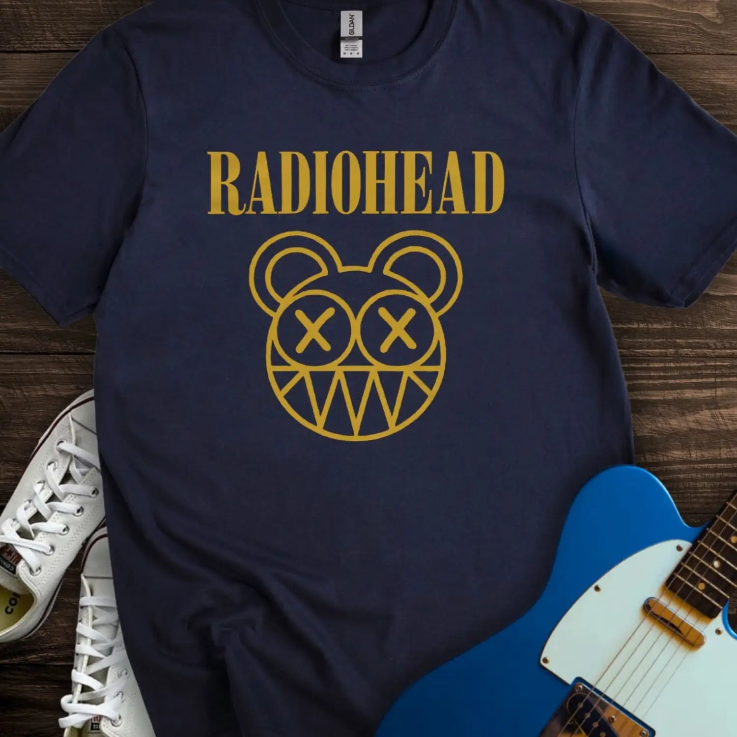 Radiohead Band T-shirt - Navy / S - T-Shirt