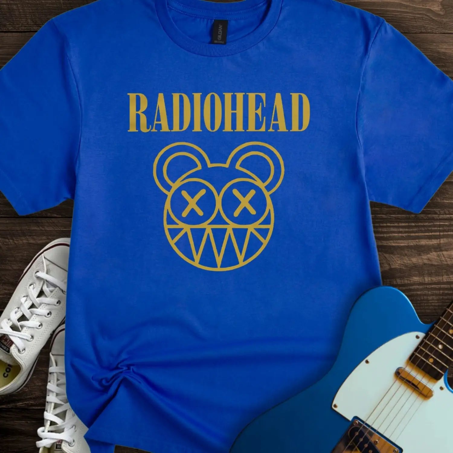 Radiohead Band T-shirt - Royal / S - T-Shirt