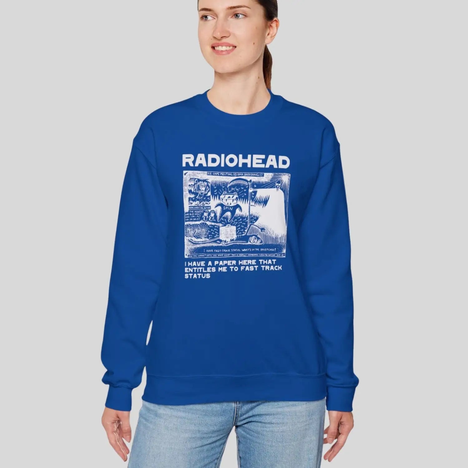 Radiohead Comic Art (I) Crewneck - Sweatshirt