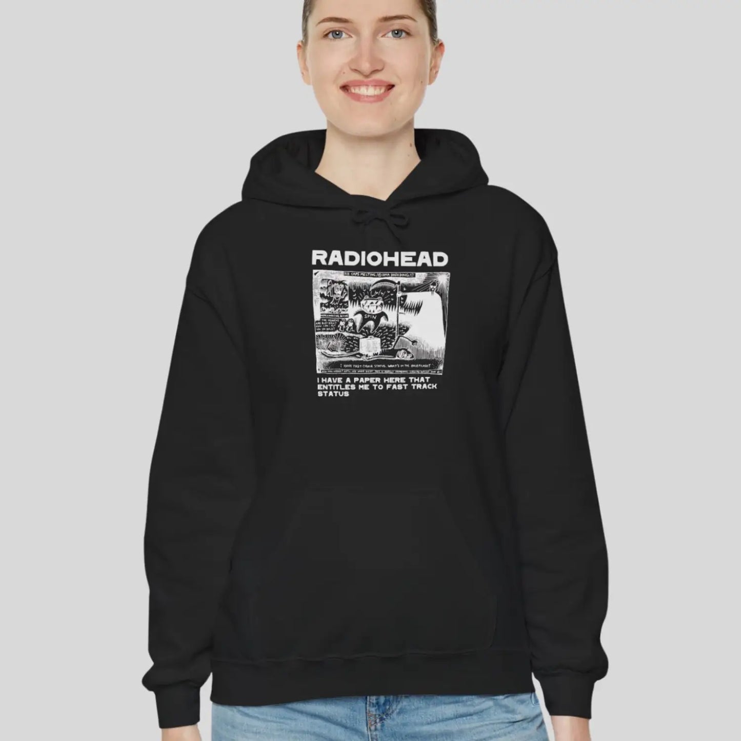Radiohead Comic Art (I) Hoodie - Hoodie