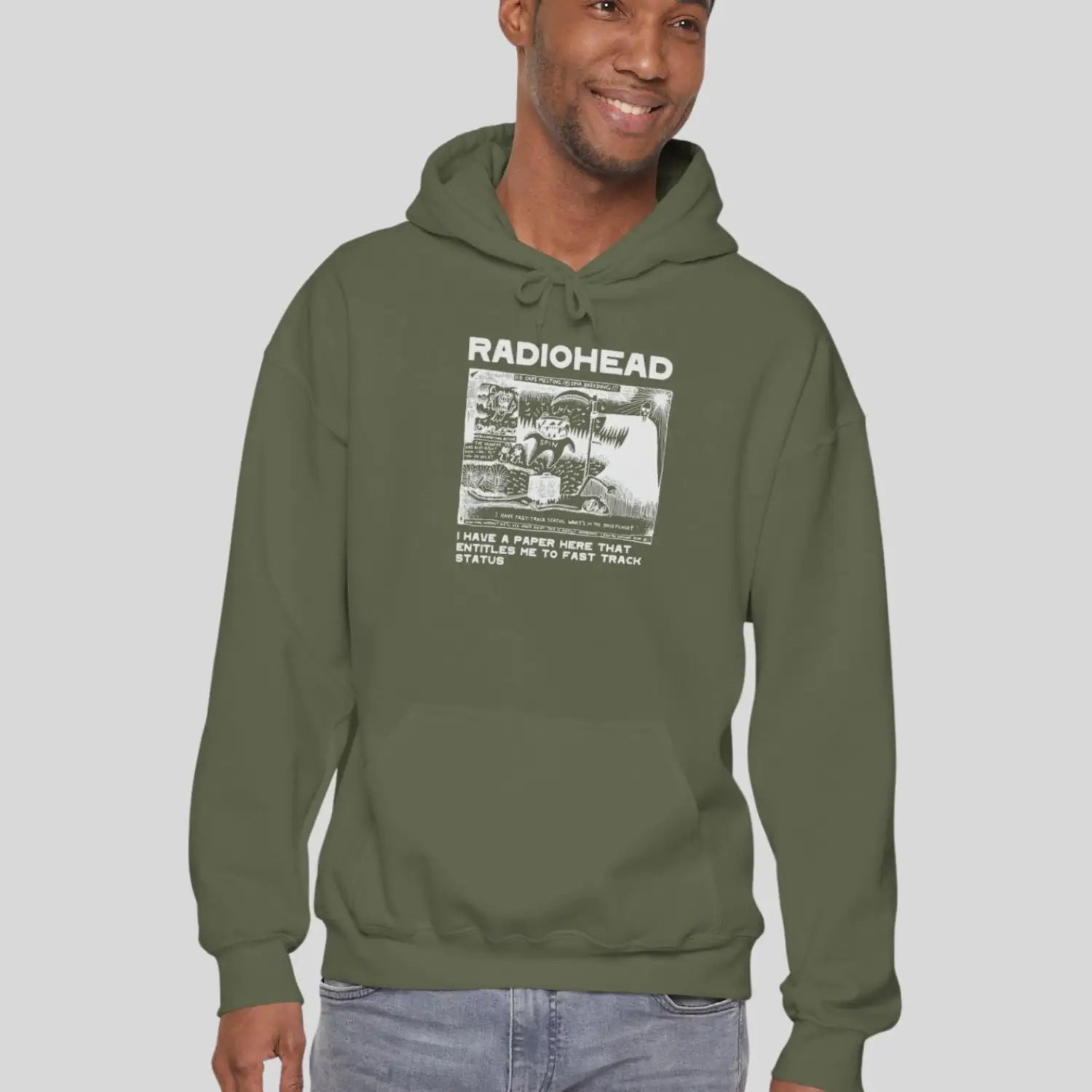 Radiohead Comic Art (I) Hoodie - Hoodie