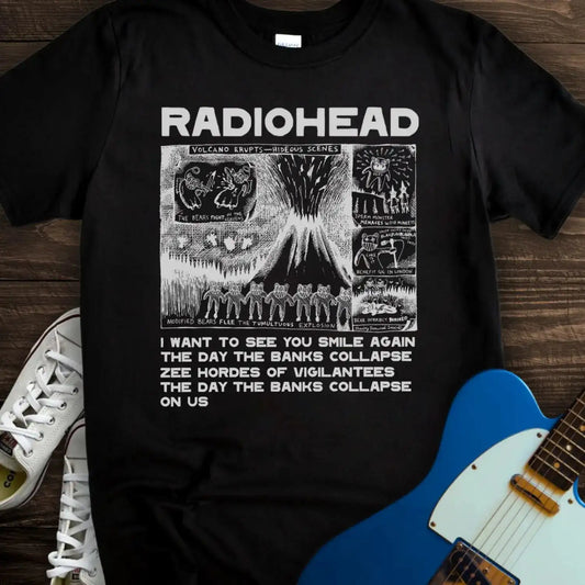 Radiohead Comic Art (III) T-shirt Black