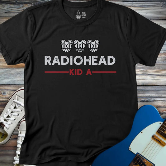 Radiohead Kid A (II) T-shirt - Black / S - T-Shirt