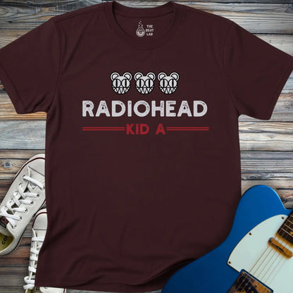 Radiohead Kid A (II) T-shirt - Dark Chocolate / S - T-Shirt