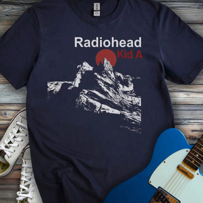 Radiohead Kid A T-shirt - Navy / S - T-Shirt