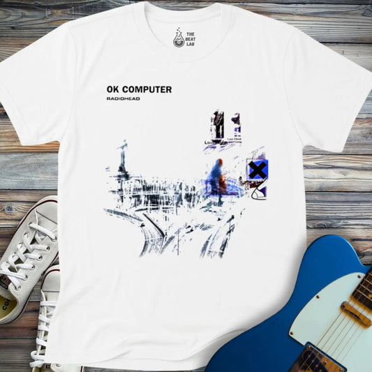 Radiohead Ok Computer (II) T-shirt - White / S - T-Shirt