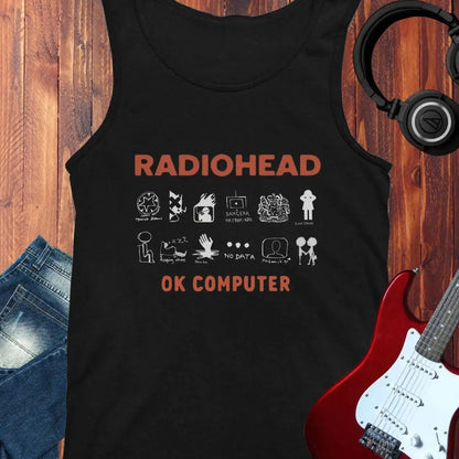 Ok Computer Tank Top Black