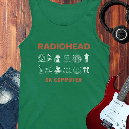 Ok Computer Tank Top Kelly