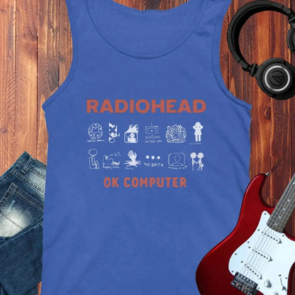 Ok Computer Tank Top True Royal