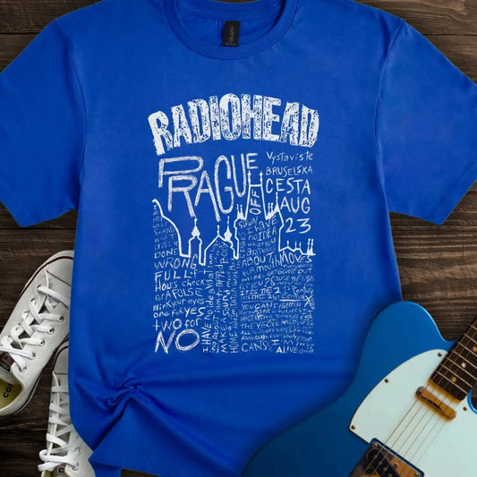Radiohead Prague T-shirt Royal