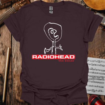 Radiohead The Bends T-shirt - S / Dark Chocolate - T-Shirt