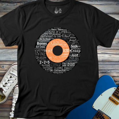 Radiohead Vinyl Record T-shirt - Black / S - T-Shirt