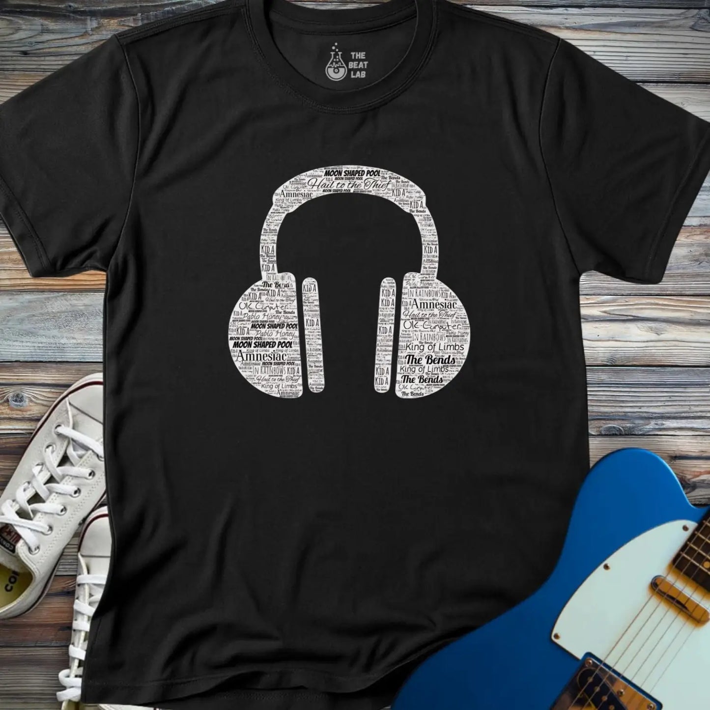 Radioheadphones T-shirt - Black / S - T-Shirt