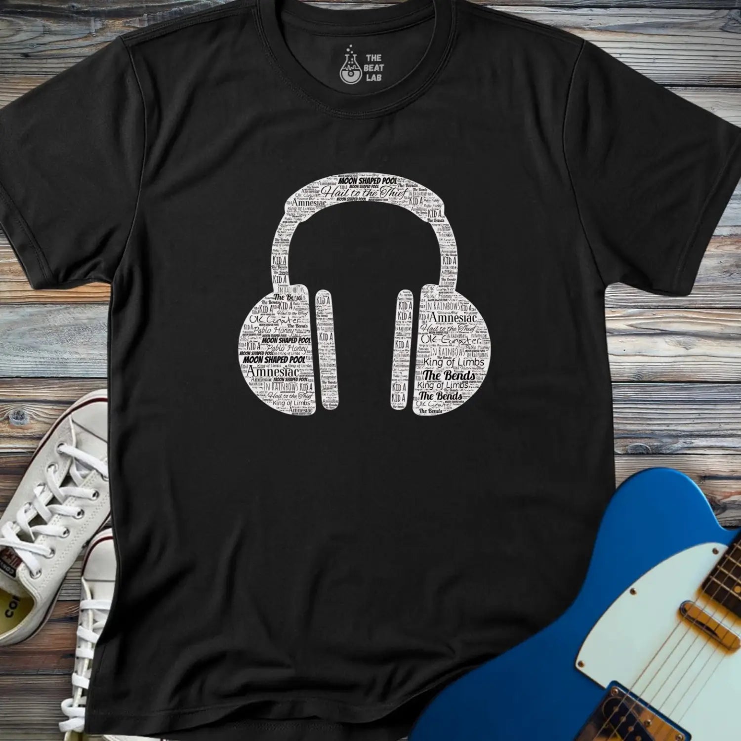 Radioheadphones T-shirt - Black / S - T-Shirt