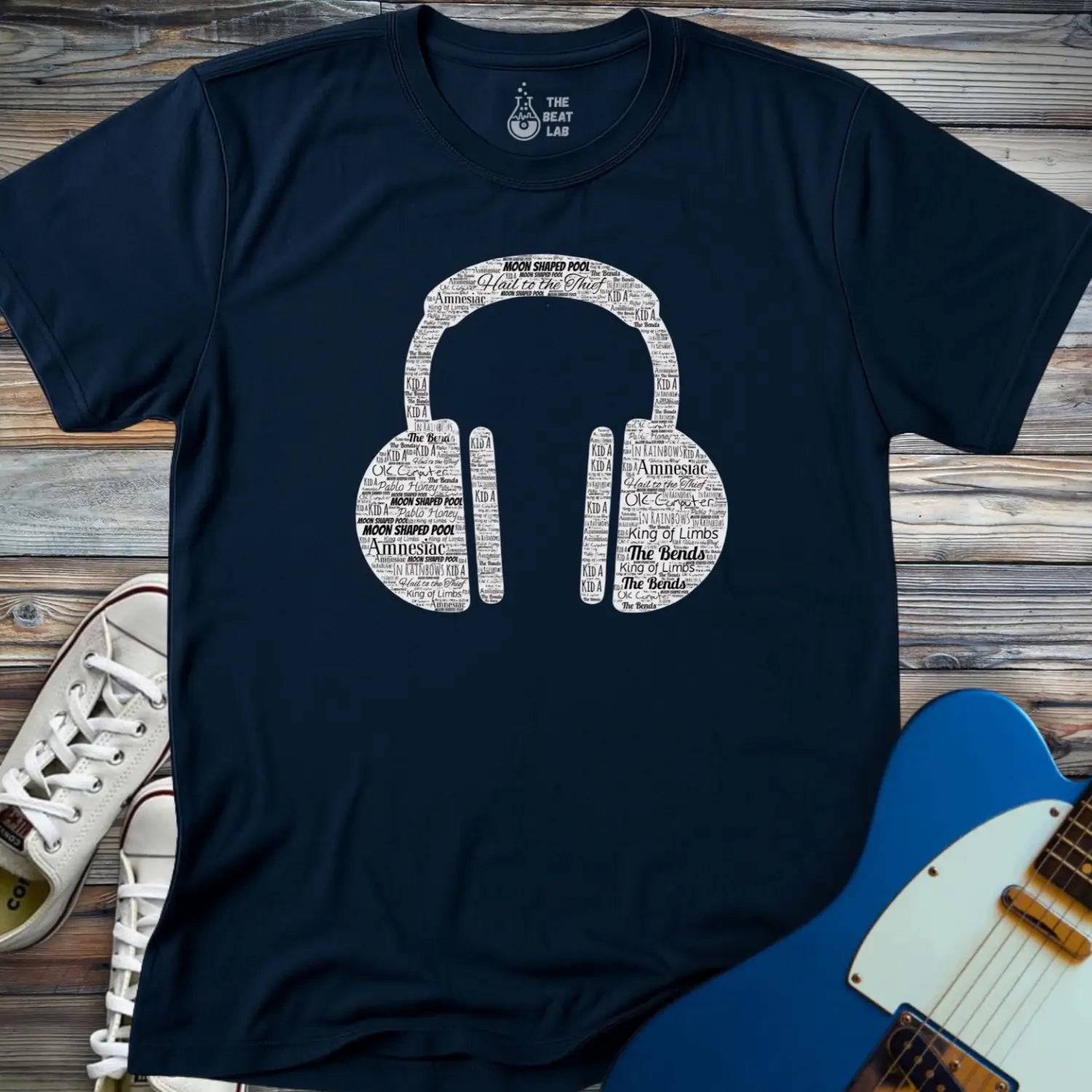 Radioheadphones T-shirt - Navy / S - T-Shirt