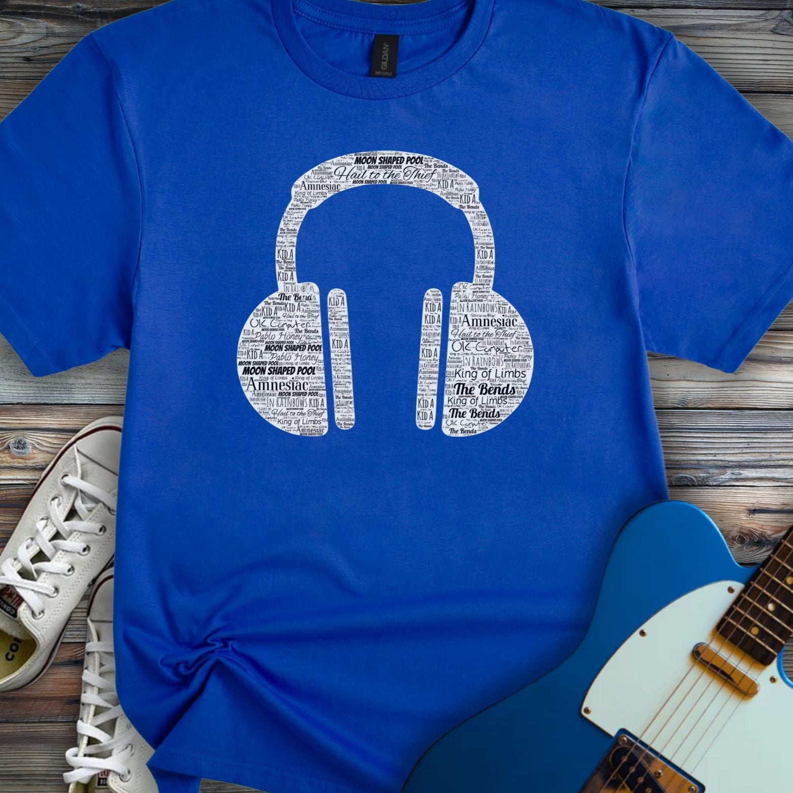Radioheadphones T-shirt Royal