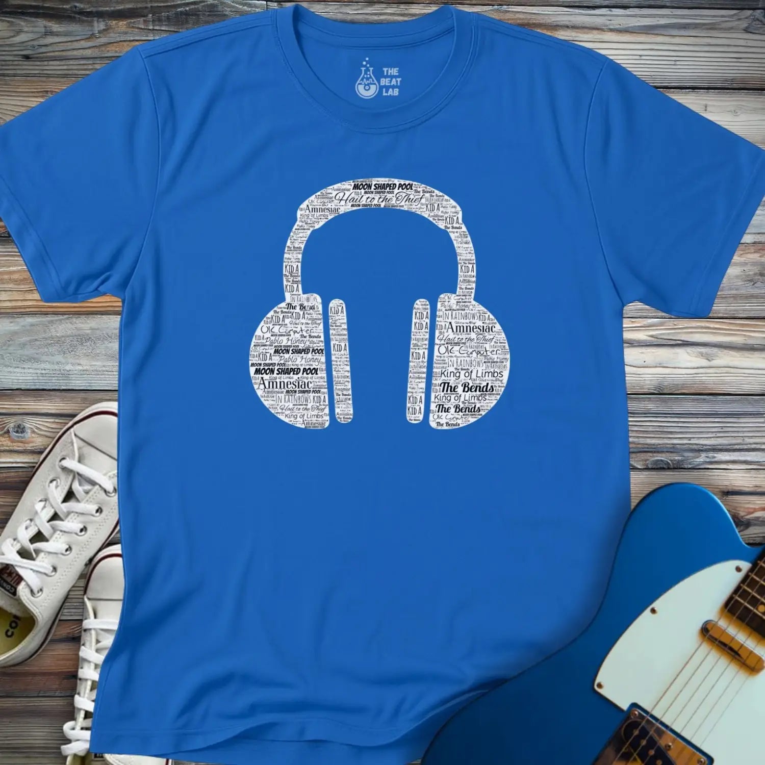 Radioheadphones T-shirt - Royal / S - T-Shirt