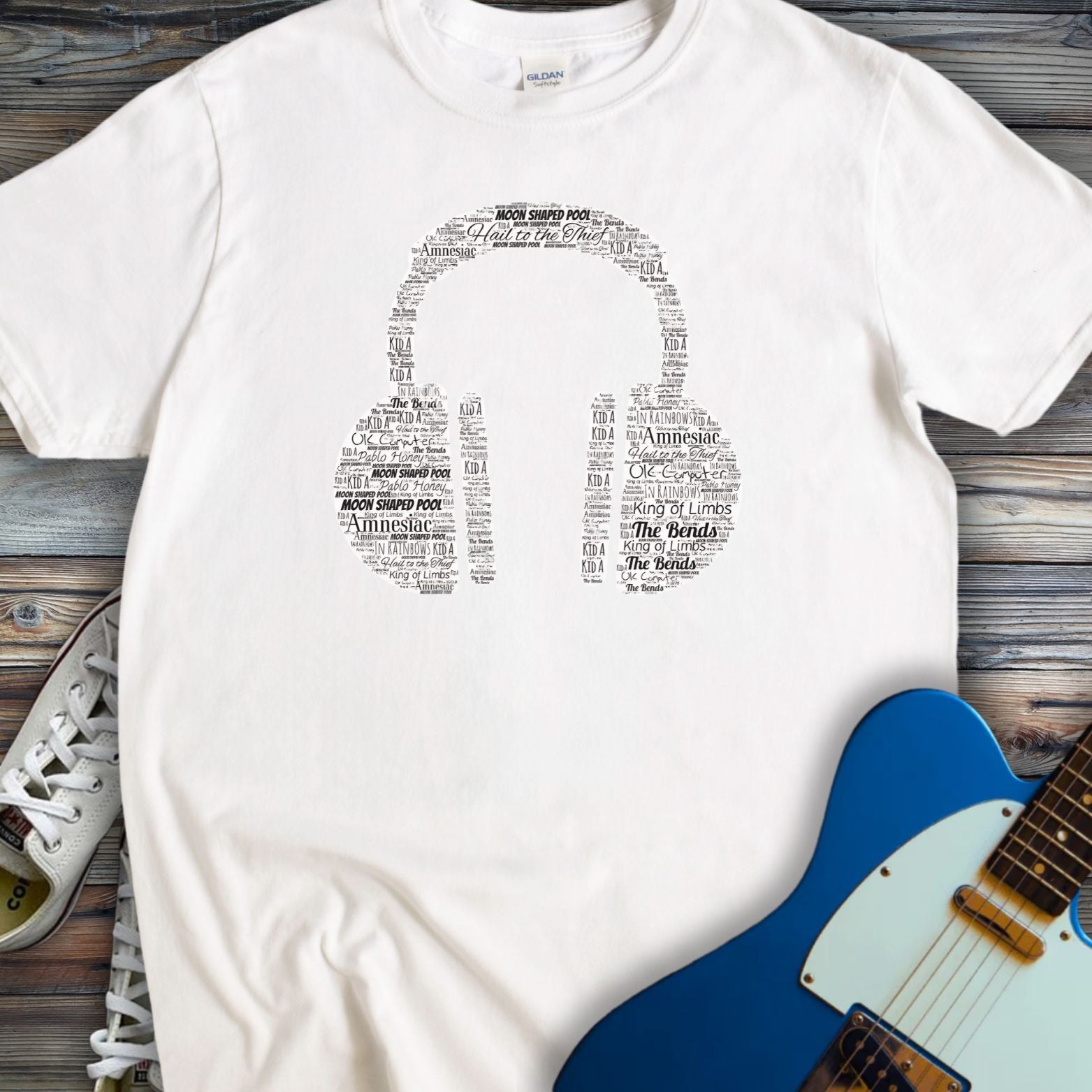 Radioheadphones T-shirt White