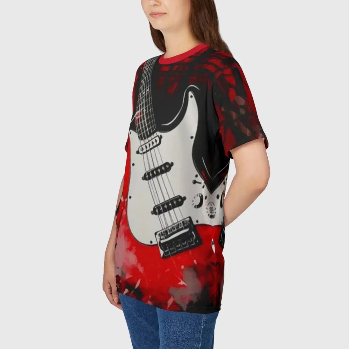Red Electric Guitar T-Shirt