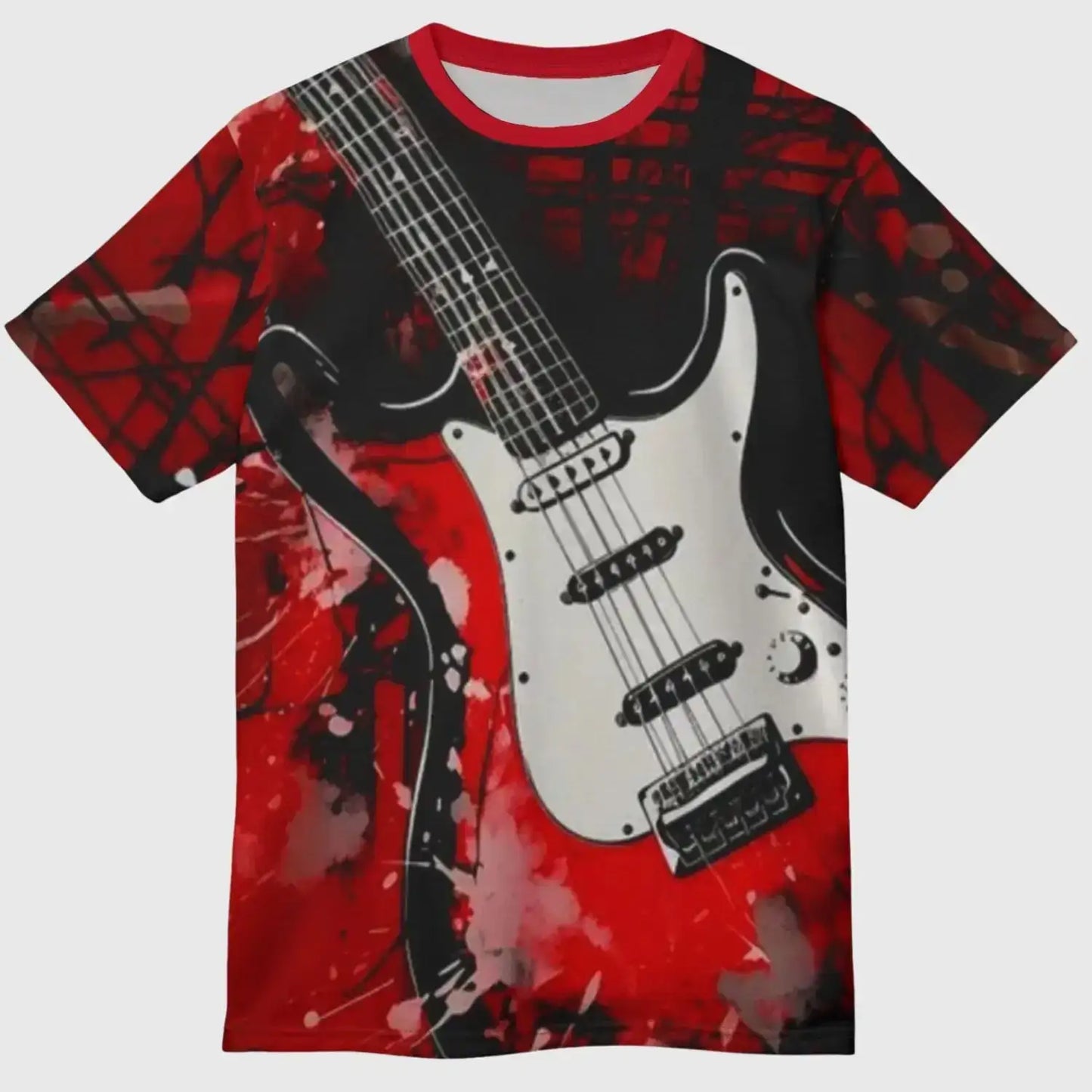 Red Electric Guitar T-Shirt