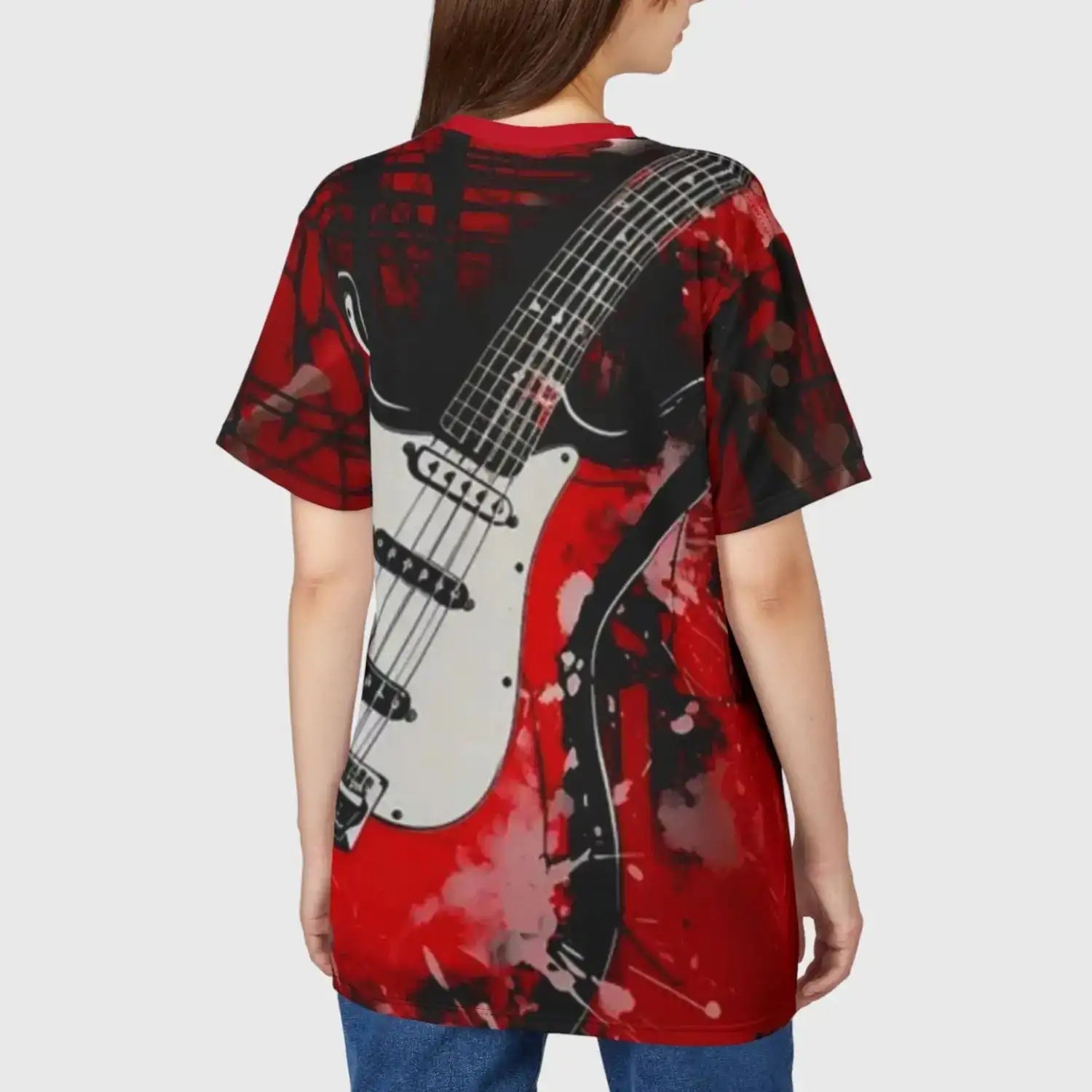 Red Electric Guitar T-Shirt