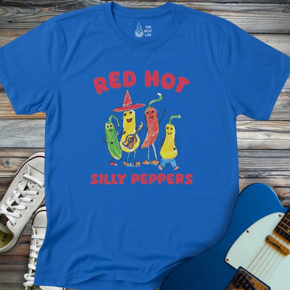 Red Hot Silly Peppers T-shirt - Royal / S - T-Shirt