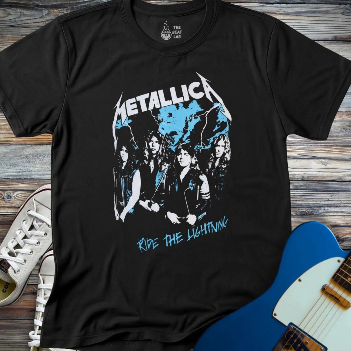 Ride the Lightning T-shirt - Black / S - T-Shirt