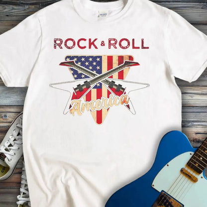 Rock and Roll America T-shirt White