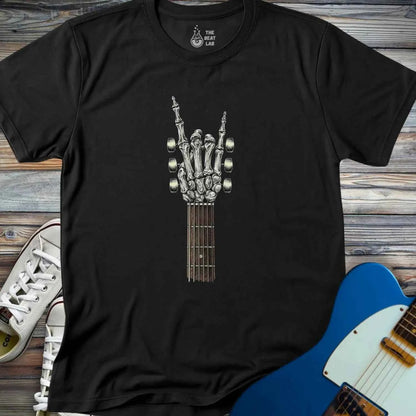Rock on Skeletal Guitar T-shirt