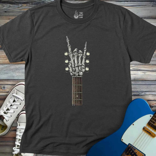 Rock on Skeletal Guitar T-shirt