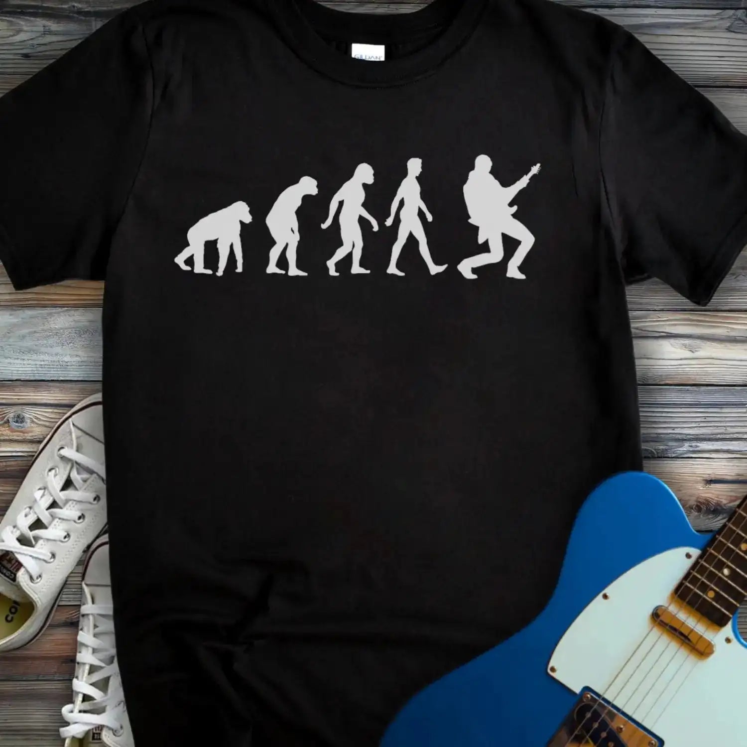 Rock Star Evolution T-shirt Black
