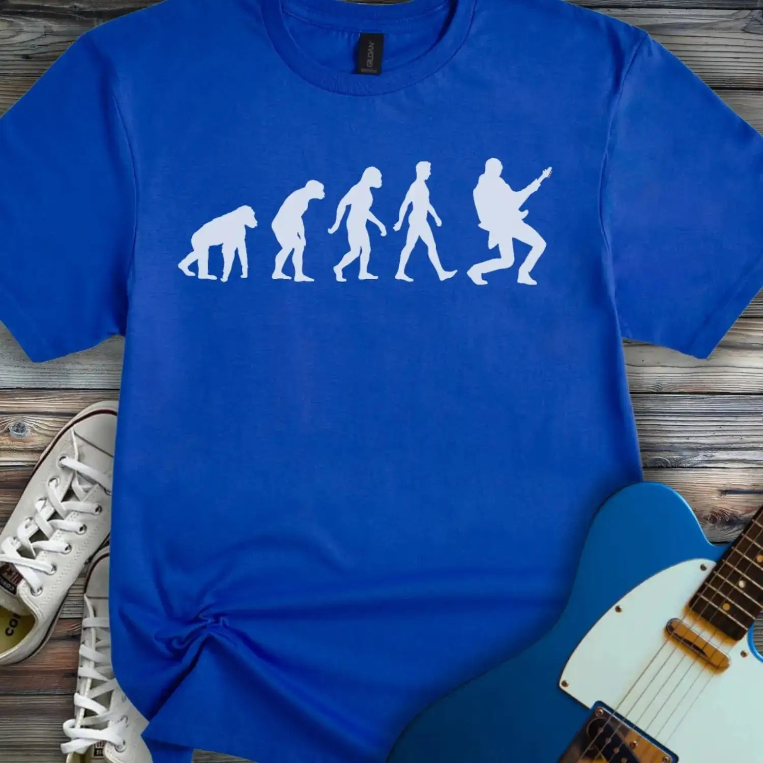 Rock Star Evolution T-shirt Royal