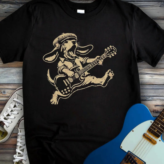 Rockin' Dog T-shirt Black