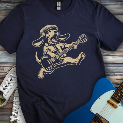 Rockin' Dog T-shirt Navy