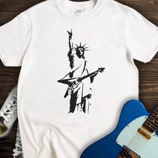 Rockstar Statue T-shirt White
